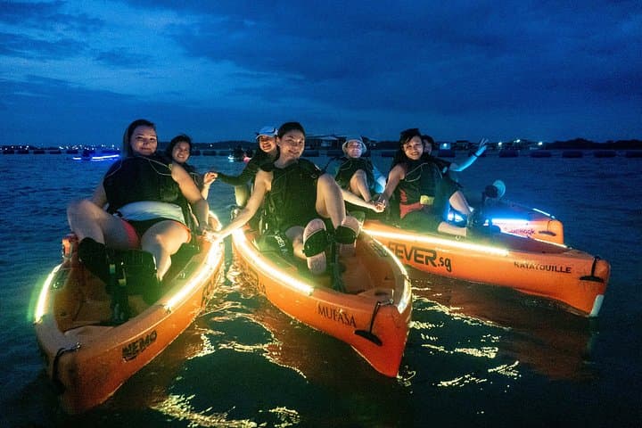 Glow Kayak Night Adventure in Singapore Mangroves photo 2