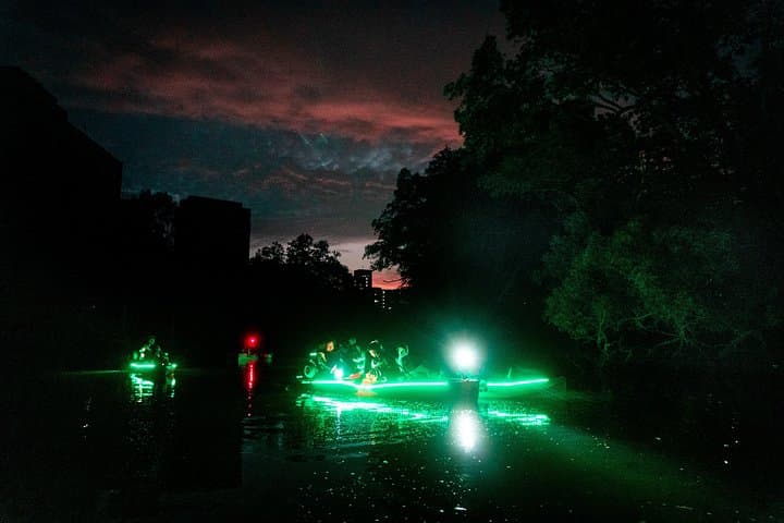 Glow Kayak Night Adventure in Singapore Mangroves photo 3