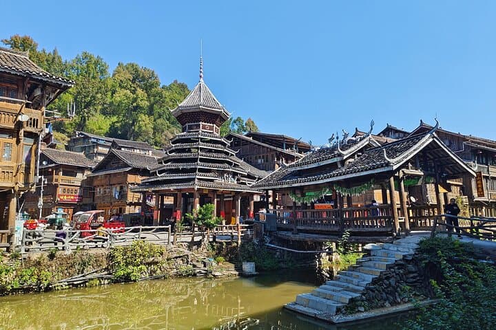 Dong Drum Towers & Terraced Fields: 1-Day Private Tour from Guilin to Congjiang