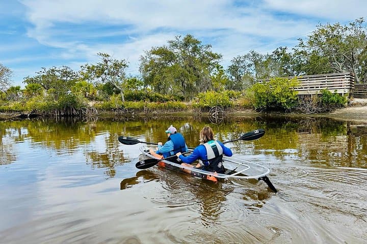 Paddle Over the Depths: Clear Kayak Eco-Tour of Tarpon Springs Sponge Docks photo 2
