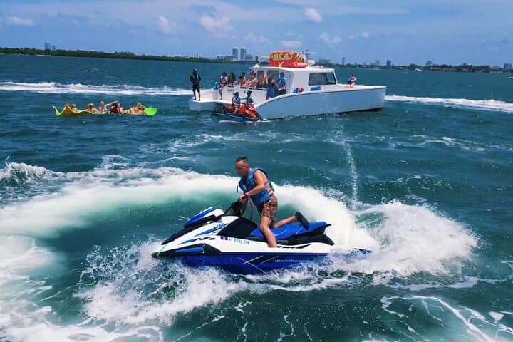 Miami Self-Drive Jet Ski Tour on Biscayne Bay — 1-Hour Seadoo with Bluetooth photo 3