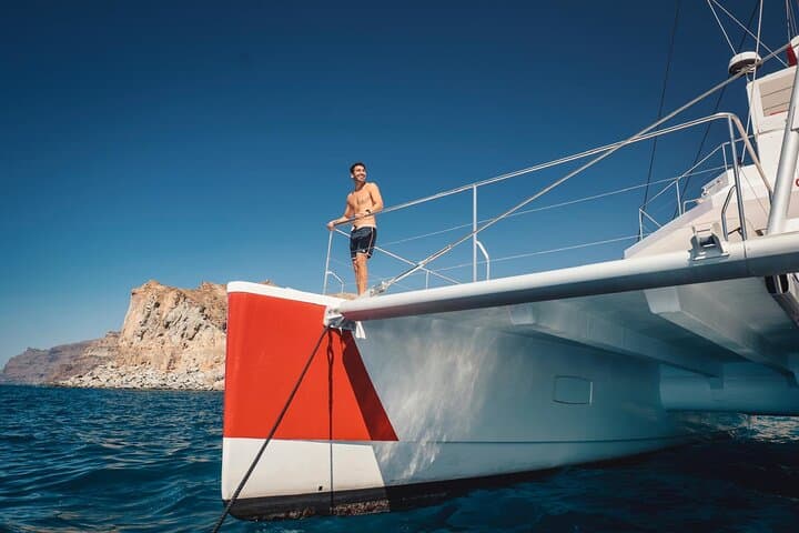 Four-Hour Luxurious Catamaran Cruise from Puerto Rico Gran Canaria