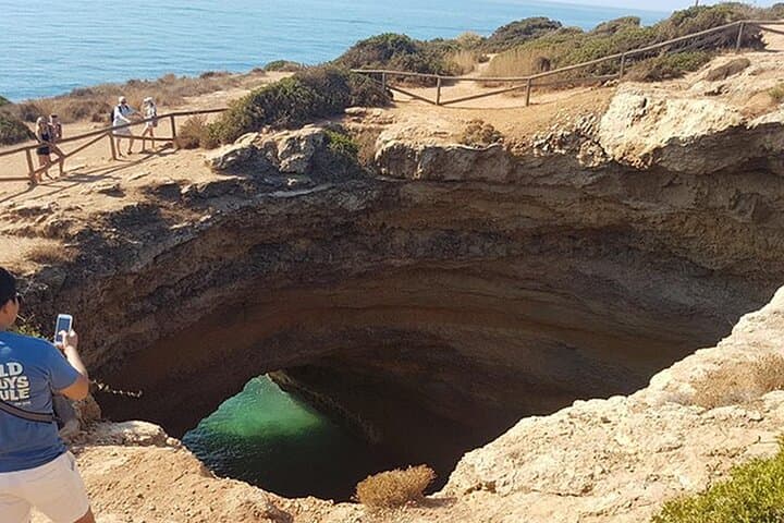 Algarve coastal minivan tour to Benagil Cave and Carvoeiro from Albufeira