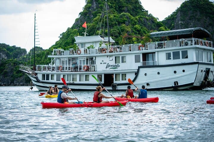 Bai Tu Long Bay 2-Day Cruise from Hanoi — Kayaking, Caves & Onboard Cooking photo 4