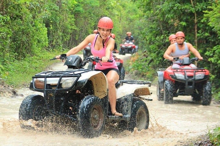 Playa del Carmen ATV, Cenote Swim & Zipline Adventure