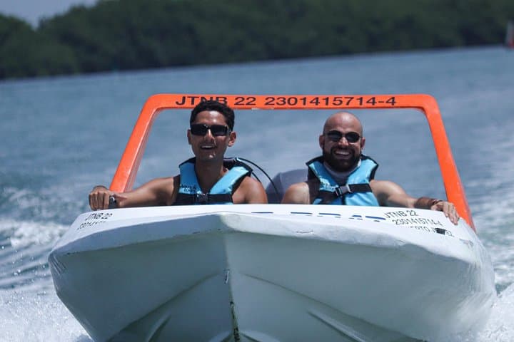 Drive a Speedboat Through Nichupté: Cancun Jungle Tour, Mangroves & Snorkel photo 6