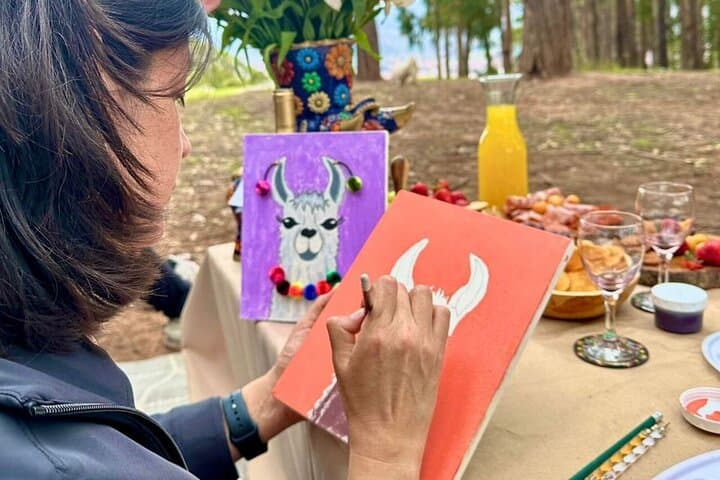 Private Artistic Picnic & Forest Painting Workshop Near Cusco