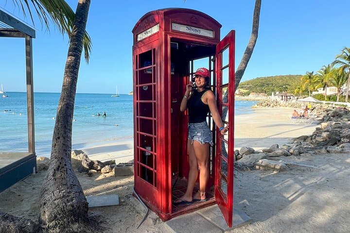 Photographing Antigua’s Red Phone Booth: Dickenson Bay & Fort Bay Beach Tour photo 6