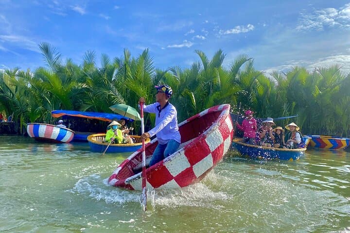 Marble Mountains, Coconut Forest & Hoi An Ancient Town Day Tour from Da Nang