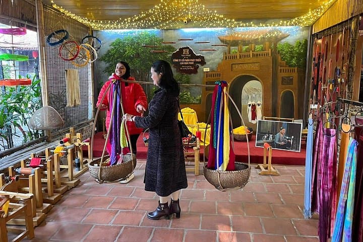 Private Day Trip to Van Phuc Silk Village & Duong Lam Ancient Village from Hanoi photo 4