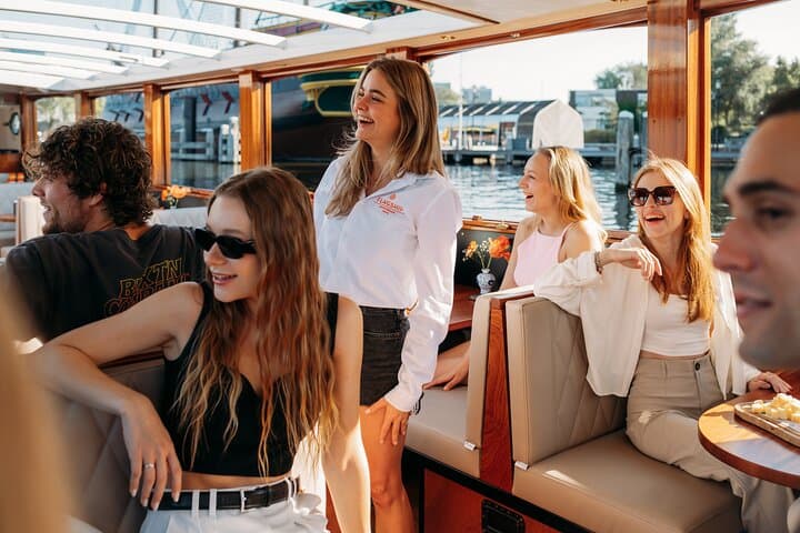 Amsterdam Canal Cruise with Cheese and Wine — 1-Hour Scenic Boat Tour photo 3