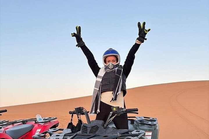 Merzouga Quad Adventure: 2-Hour Sandboarding and Erg Chebbi Views