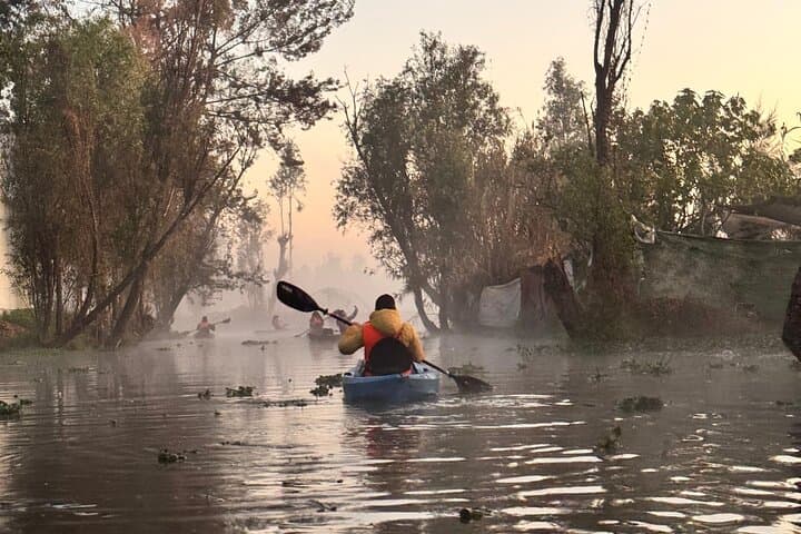 Sunrise Kayak in Xochimilco: Dawn Paddling Through Ancient Canals photo 2