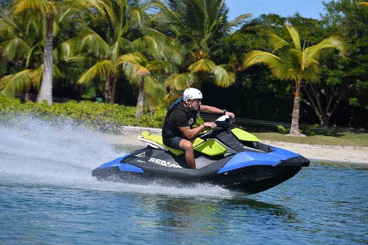 Punta Cana Jet Ski Tour Through Mangrove Lagoons — Aqua Kart & Boogies Circuit photo 1