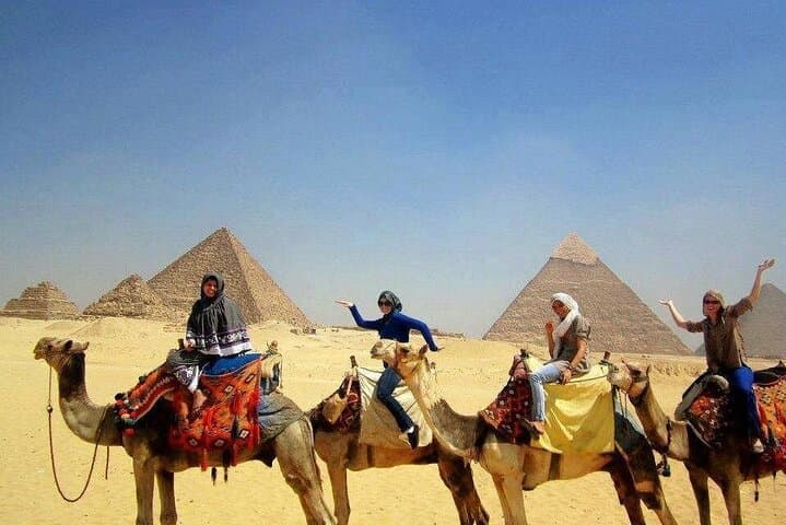 Giza Sunrise Camel Ride: Private Pyramids, Sphinx & Valley Temple Tour photo 2