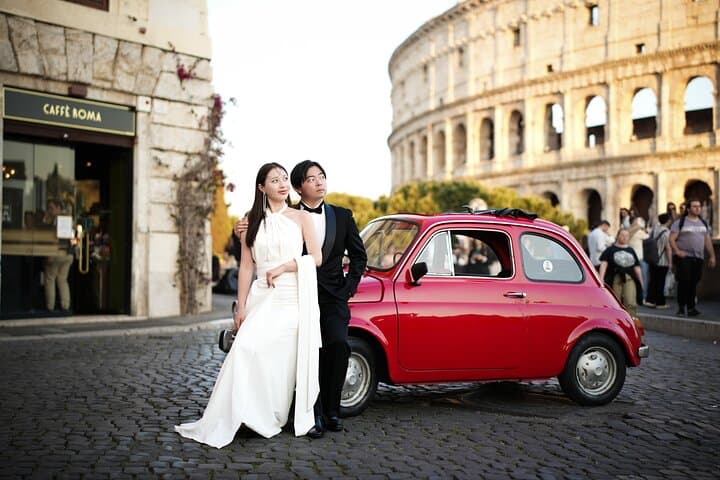 Cruise Rome in a Fiat 500: Vintage Car Tour with Pro Photoshoot photo 5