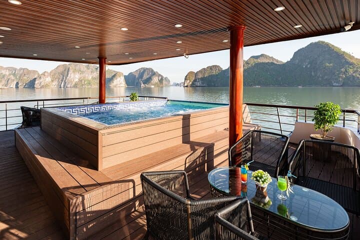 Halong Bay Full-Day Luxury Cruise: Sung Sot Cave, Luon Cave Kayak & Titov Island photo 2