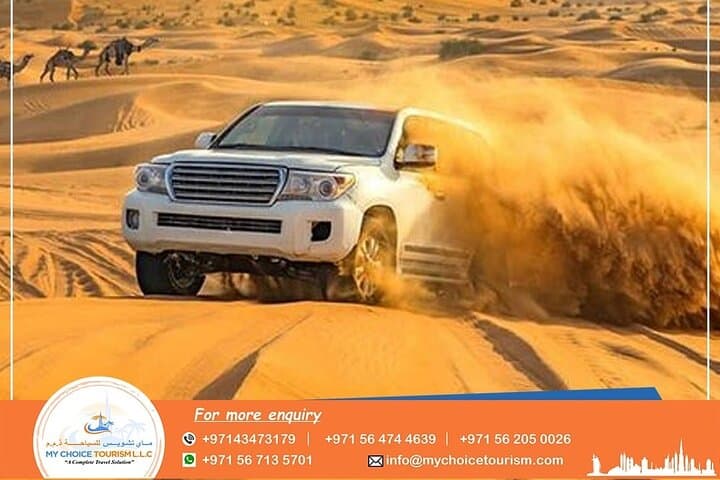 Dubai Red Dunes 4x4 Safari with BBQ Dinner, Sandboarding & Camel Ride