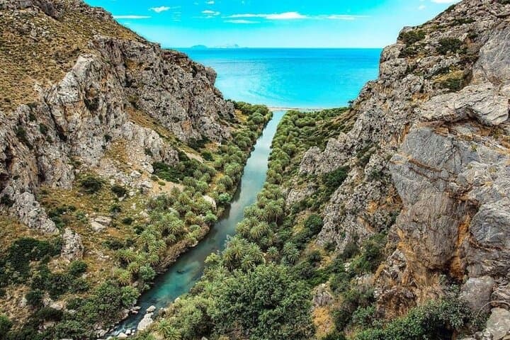 Preveli Beach & Plakias Day Trip from Panormo — Palm Beach, Gorge & Boat Ride