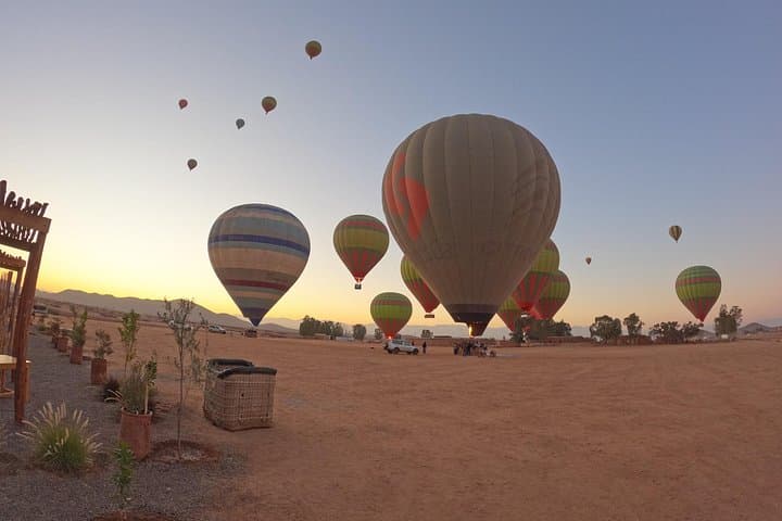 Sunrise Hot Air Balloon Over Marrakech: Palm Groves, Atlas Views & Berber Breakfast photo 1