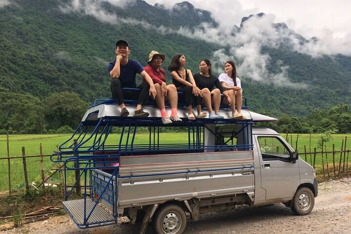 Vang Vieng 2-Day Hot Air Balloon, Zipline, Kayak & Blue Lagoon Adventure photo 2