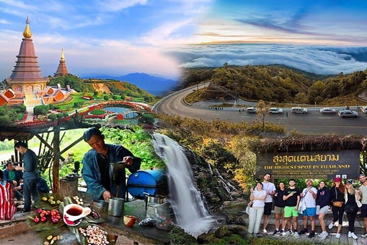 Doi Inthanon Scenic Explorer: Waterfalls, Pagodas & Hill Tribe Village Day Tour