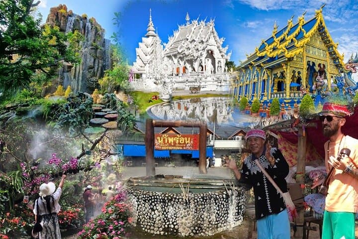 Chiang Rai Day Trip: White Temple, Blue Temple, Hill Tribes & Lalita Café