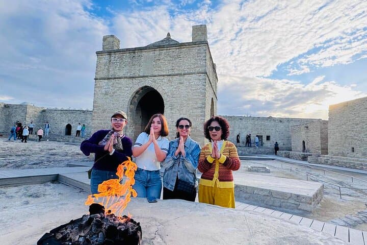 Gobustan Rocks and Fire Temple Day Trip from Baku — Mud Volcanoes, Petroglyphs & Eternal Flames