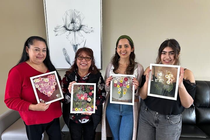 Pressed Flower Art Workshop in San Jose — Hands-On Framed Floral Keepsakes photo 3
