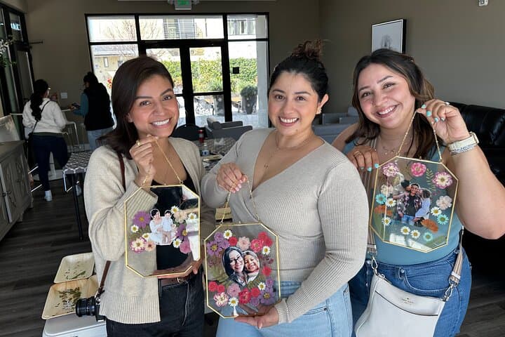 Pressed Flower Art Workshop in San Jose — Hands-On Framed Floral Keepsakes photo 5