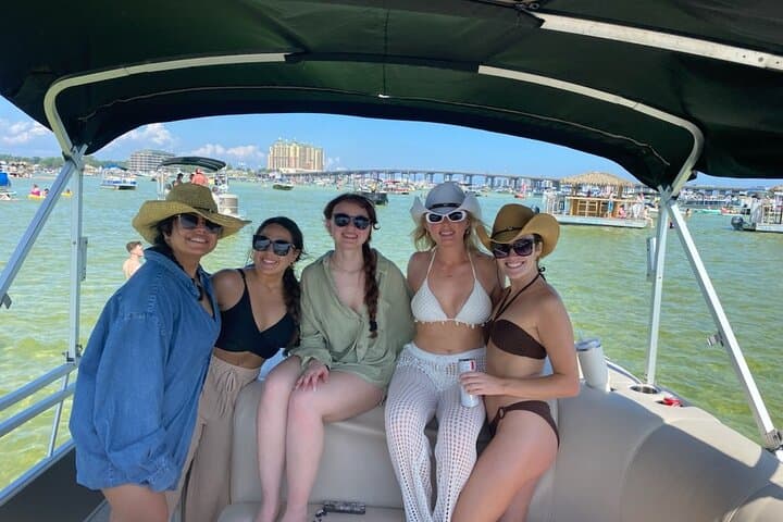 Crab Island Pontoon Party: Paddleboard, Lily Pad & Cooler in Destin photo 4