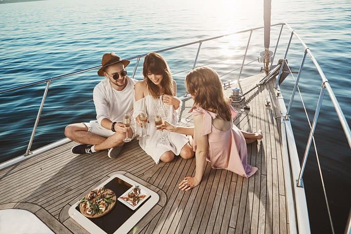 Naples Bay Sunset Mini Cruise: Swim, Aperitivo & Views of Vesuvius photo 1
