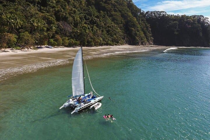 Tropical Catamaran Adventure from Jacó: Snorkel, Dolphins & Secluded Beaches
