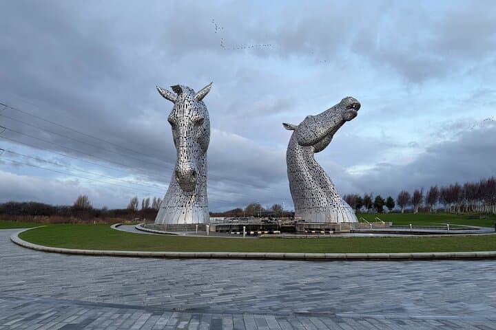 Kelpies to Loch Lomond: Full-Day Tour to Luss, Tarbet, Glen Ogle & Trossachs Woollen Mill