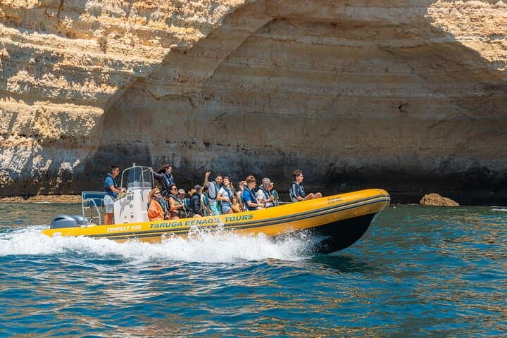 Racing the Algarve Sea: Semi-Rigid RIB Tour to Benagil Caves from Portimão photo 4