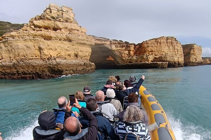 Racing the Algarve Sea: Semi-Rigid RIB Tour to Benagil Caves from Portimão photo 5