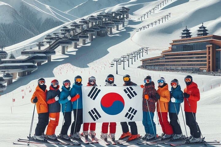 Private 3-Day Ski Escape to Gangchon Elysian Ski Resort from Seoul