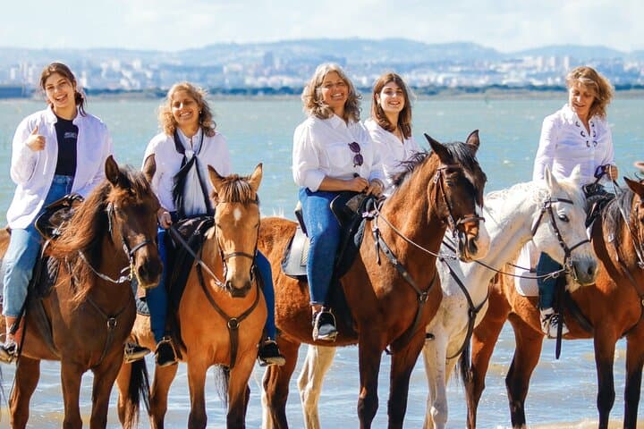 Horseback Riding on Gaio Rosario Beach: Setúbal Coastal Trail on Calm Horses photo 3