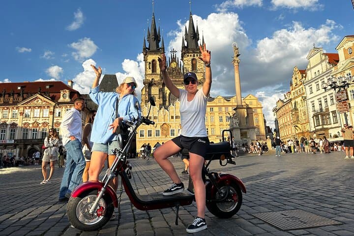 Electric Scooter Through Prague: 3-Hour Castle, Bridges & Old Town Tour