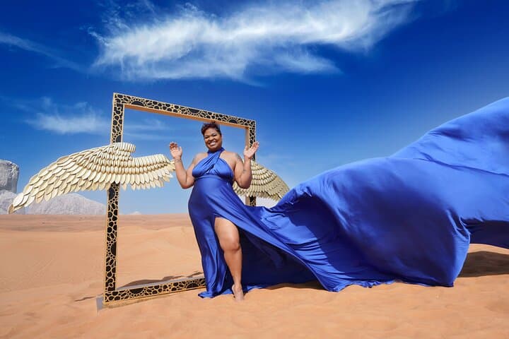 Dubai Desert Flying Dress Videography: Big Red Dunes Photo Experience photo 3
