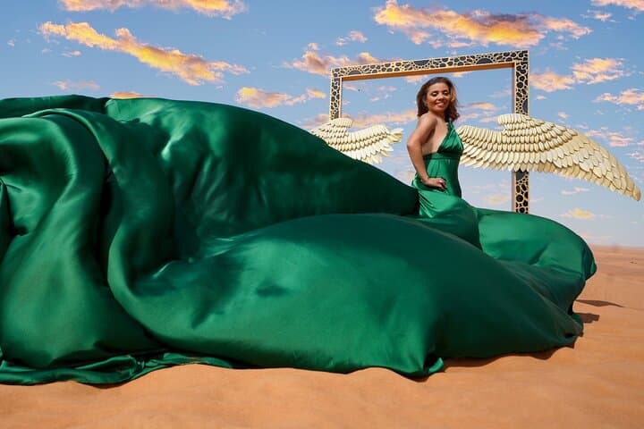 Dubai Desert Flying Dress Videography: Big Red Dunes Photo Experience photo 6