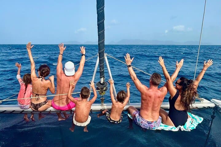 Tintamarre by Catamaran: Private Snorkel Excursion from Sint Maarten photo 2
