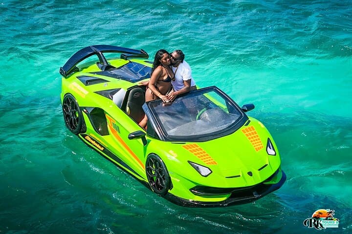 Montego Bay Jet Car: Lamborghini-Style Jet Boat with Drone Video photo 5