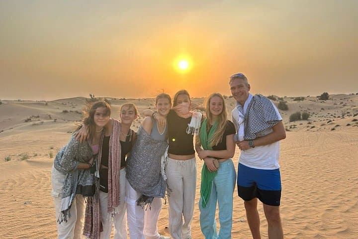 Abu Dhabi Sunrise Desert Safari & Quad Biking — Dune Bashing, Camel Farm & Photo Stops photo 1