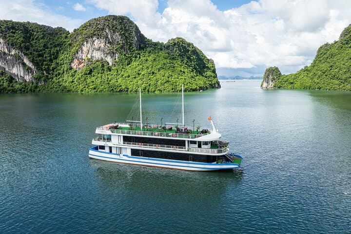 Premium Halong Carnival 5-Star Day Cruise from Hanoi: Explore Titov, Sung Sot & Kayak Luon Cave photo 2