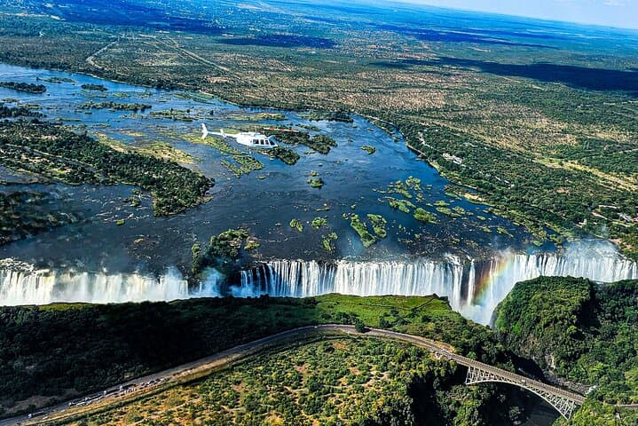 Victoria Falls Helicopter Flight, Guided Rainforest Walk & Zambezi Sunset Cruise photo 4