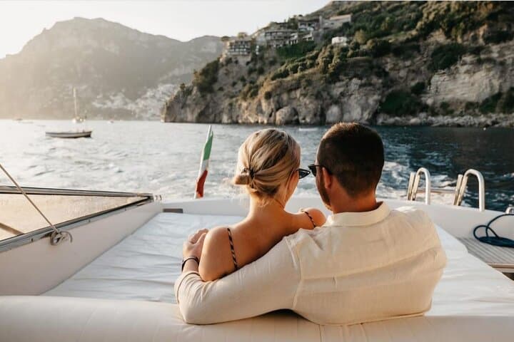Positano to Nerano Sunset Cruise: Dockside Dinner & Li Galli Swim