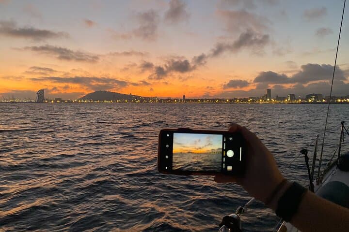 Barcelona Sunset Private Sailing with Live Saxophone and Open Bar photo 3