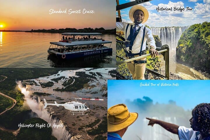 Victoria Falls Full Monty: Helicopter Flight, Bridge Tour & Zambezi Sunset Cruise photo 1