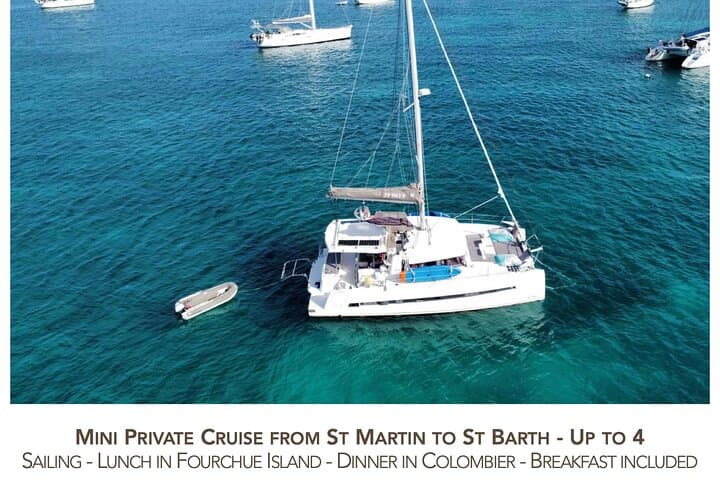 Private 2-Day Catamaran Charter from Grand-Case to St Barth
